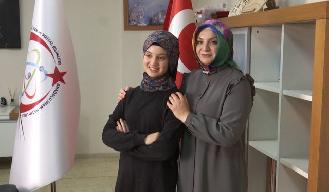 Depremzede Şevval, LGS’de tam puan alarak birinci oldu