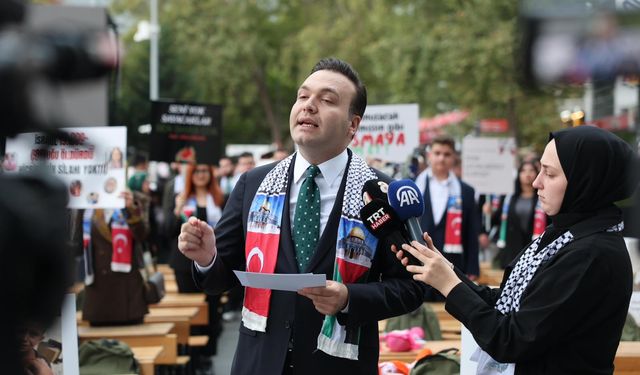 AK Parti, Gazzeli çocukları boş sıralarla andı