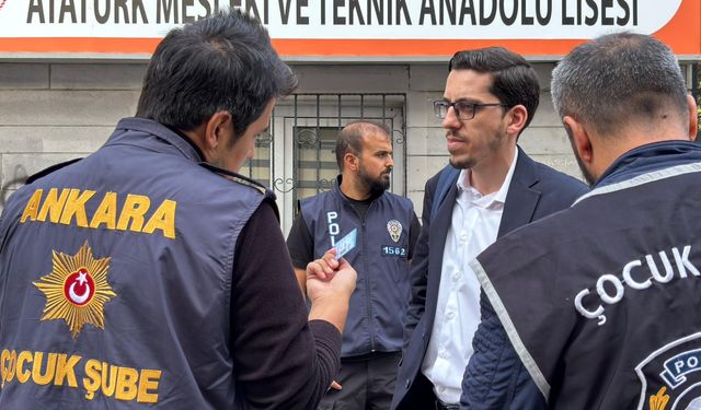 Ankara'da okul çevrelerinde denetim