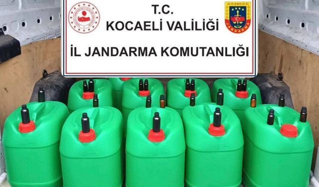 400 litre sahte alkol ele geçirildi