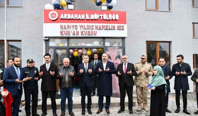 Ardahan’da, Kız Kur’an Kursu’nun açılışı yapıldı