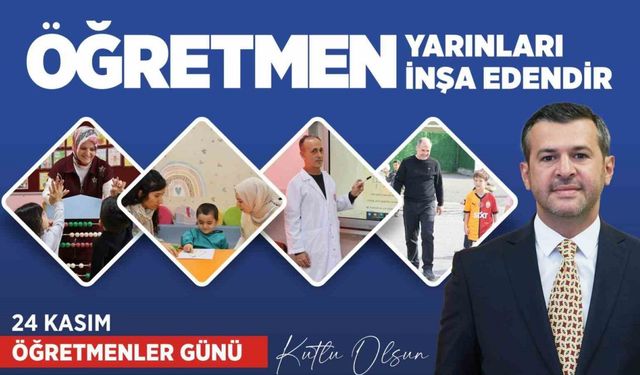 Başkan Çetinkaya’dan 24 Kasım Öğretmenler Günü mesajı