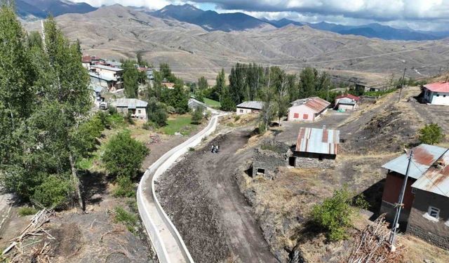 Bayraktar köyündeki taşkın kontrol inşaatında çalışmalar sürüyor