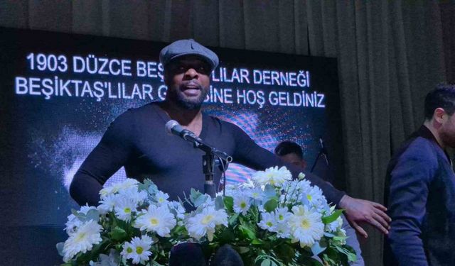 Beşiktaşlı eski futbolcular, Düzce’de taraftarla buluştu