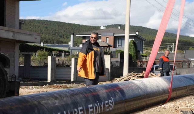 Bolu’da su kesintisine yol açan alt yapı sorunu düzeltiliyor