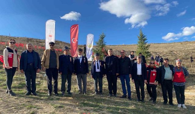Bozüyük’te şehitler anısına fidan dikimi