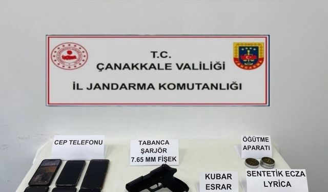 Çanakkale’de uyuşturucu operasyonu: 17 gözaltı