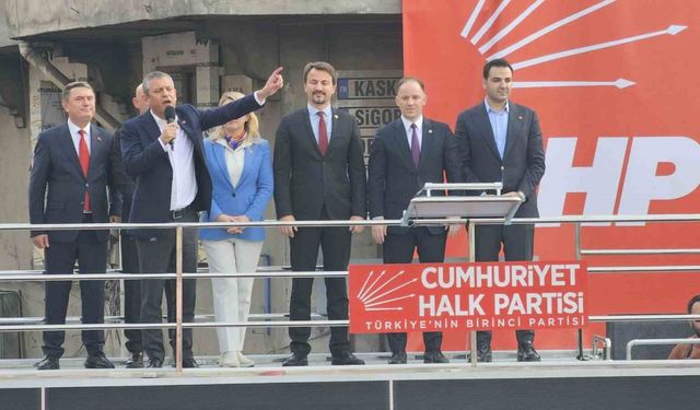 CHP Genel Başkanı Özel, Zonguldak mitinginde konuştu