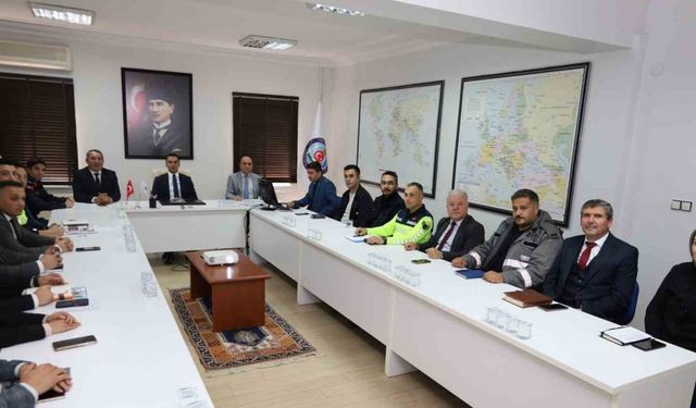 Dinar’da kış tedbirleri masaya yatırıldı