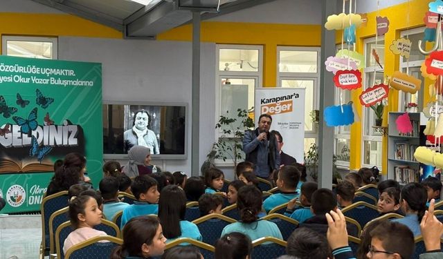 Karapınar’da okur-yazar buluşmaları devam ediyor