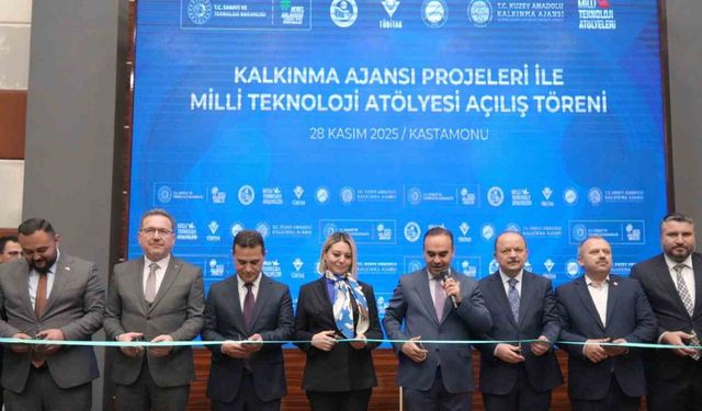 Kastamonu’da tamamamlanan 13 projenin açılışını Bakan Kacır yaptı