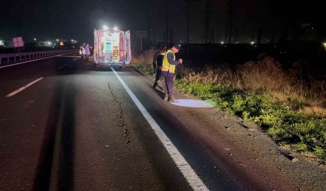 Kırklareli’de aracın çarpması ile metrelerce uzağa savrulan şahıs hayatını kaybetti