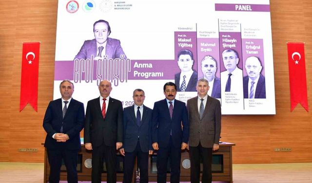 Kırşehirli Eğitimci-Yazar Prof. Dr. Erol Güngör anıldı