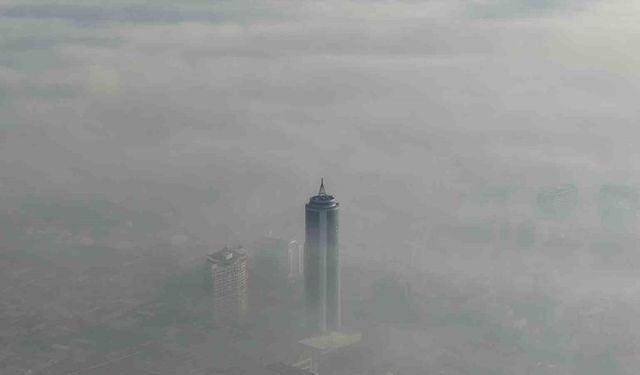Konya güne kartpostallık sis manzarasıyla başladı