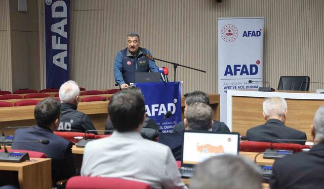 Konya’da İl Afet Risk Azaltma Planı Değerlendirme Toplantısı düzenlendi