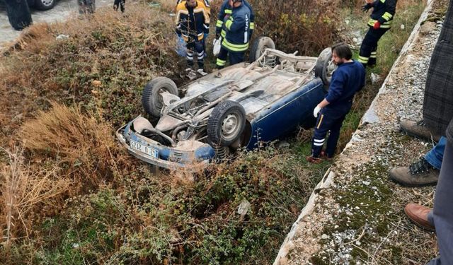 Konya’da otomobil takla attı: 1 ölü