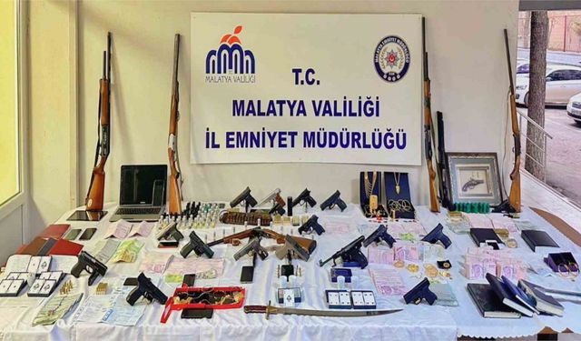 Malatya’da tefecilik ve kumar operasyonu: 31 gözaltı