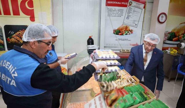 Mersin’de yemek imalatı yapan işletmeler denetlendi