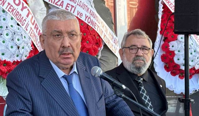 MHP Genel Başkan Yardımcısı Yalçın Tekirdağ’daki açılışta Terörsüz Türkiye sürecini değerlendirdi
