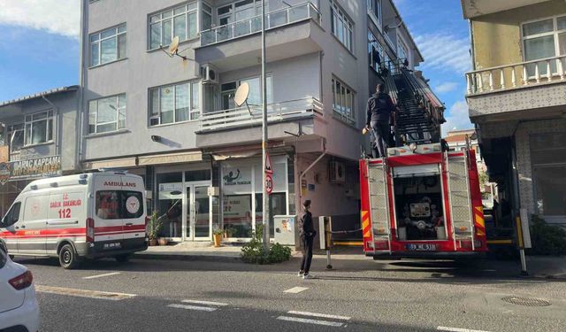 Ocak açık unutuldu, ekipler eve pencereden girdi
