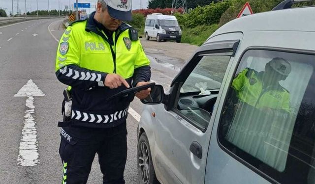 Ordu’da bir haftada 19 binden fazla araç sürücüsü denetlendi