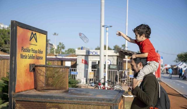 ’Plastiksiz Mersin Sahilleri’ projesi ile 10 ayda 1 ton plastik toplandı