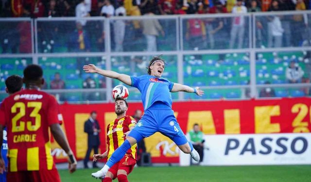 Trendyol Süper Lig: Çaykur Rizespor: 0 - Kayserispor: 1 (Maç sonucu)