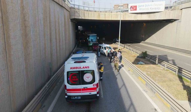 Yola dökülen yağ zincirleme kazaya sebep oldu: 4 yaralı