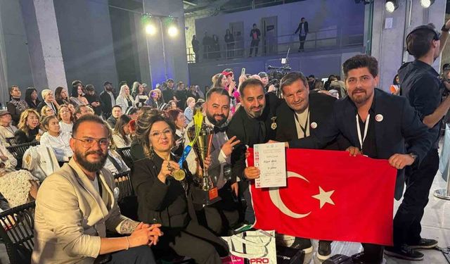 Acıpayamlı kadın kuaför Asian Global Cup 2025 birincisi oldu