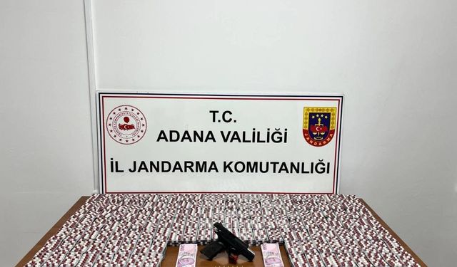 Adana’da jandarma 23 bin 876 uyuşturucu hap ele geçirdi
