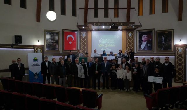 Aile okulunda ödüller sahiplerini buldu