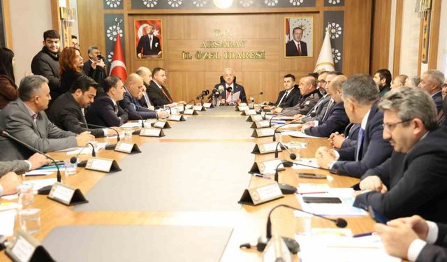 Aksaray’da bin 100 personel kış tedbiri görevine hazır