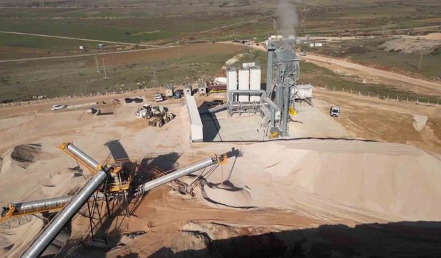 Amasya’nın asfalt plenti ve konkasör tesisiyle yılda 55 milyon TL’den fazla tasarruf sağlanacak