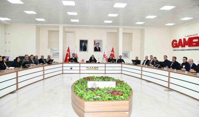 Ardahan'da İl İdare Şube Başkanları toplandı