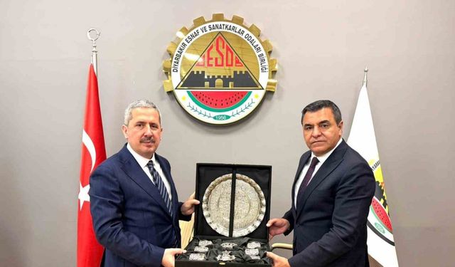 Bakan Yardımcısı Gürcan, DESOB Başkanı Ebedinoğlu ile bir araya geldi