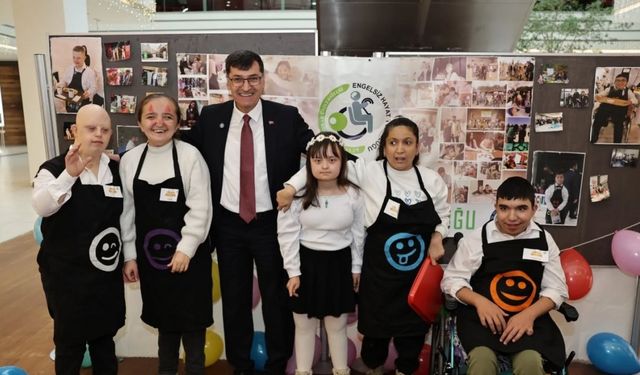 Başkan Eyüp Kahveci’den özel çocuklara destek