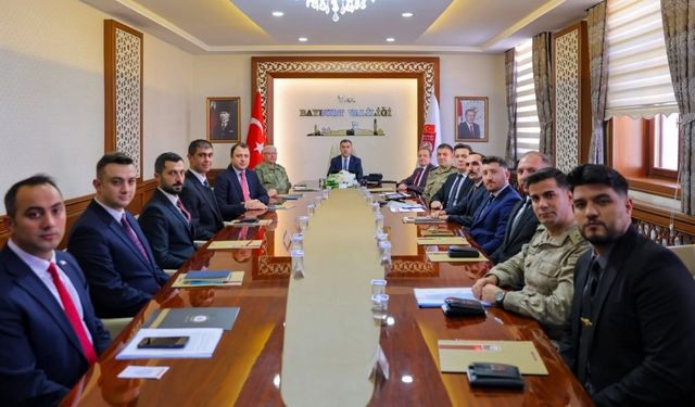Bayburt’ta güvenlik ve asayiş tedbirleri masaya yatırıldı
