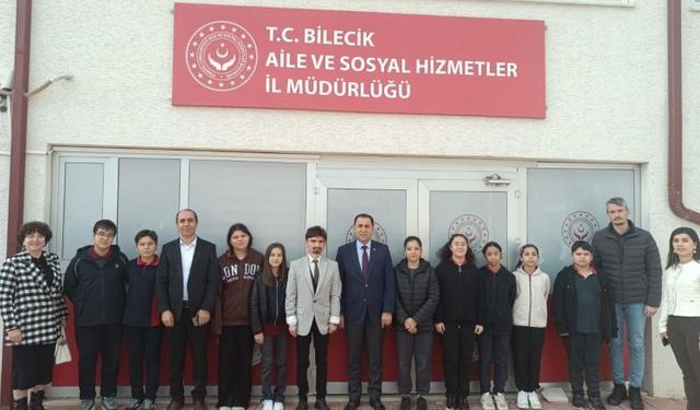 Bilecik’te öğrenciler sosyal hizmetleri yerinde inceledi