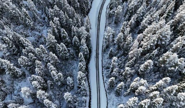 Bolu’nun yüksekleri beyaza büründü