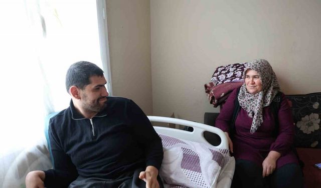 Boynuna batan tel engelli bıraktı, 24 yıldır mutluluk hayalleri kuruyor