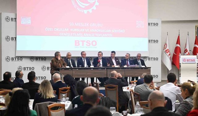 BTSO’da eğitim sektörünün geleceği konuşuldu