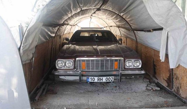 Bu serada sebze değil klasik araba yetişiyor