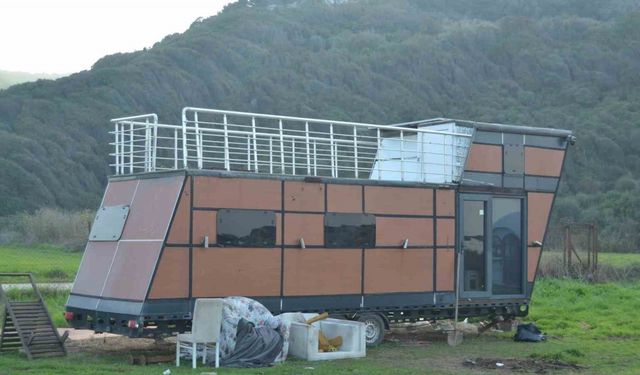 Bursa’da çalınan tiny house bulundu, şüpheli tutuklandı