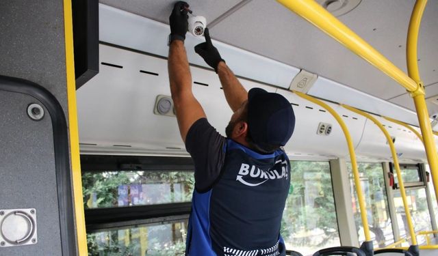 Bursa’da otobüsler daha da güvenli