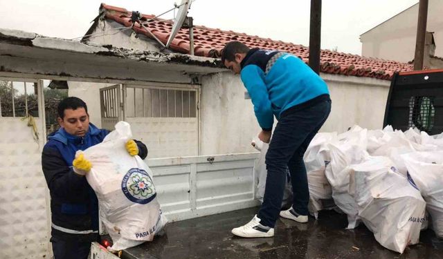 Büyükşehirden yakacak yardımı