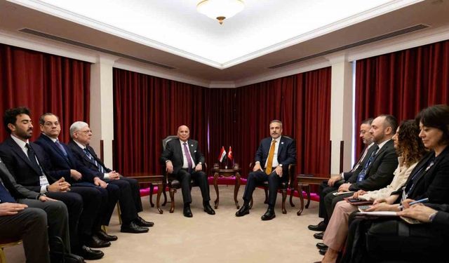 Dışişleri Bakanı Fidan, Iraklı mevkidaşı Hüseyin ile görüştü