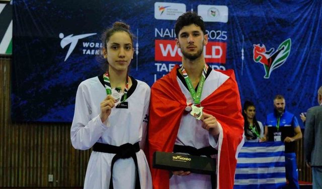 Dünya Ümitler Taekwondo Şampiyonası’nda millilerden iki gümüş