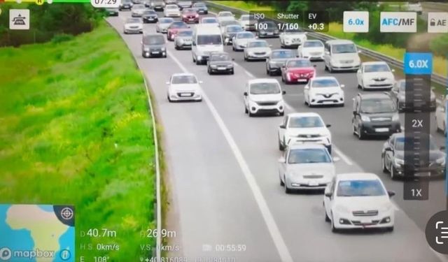 Düzce’de 474 sürücüye hızdan ceza kesildi