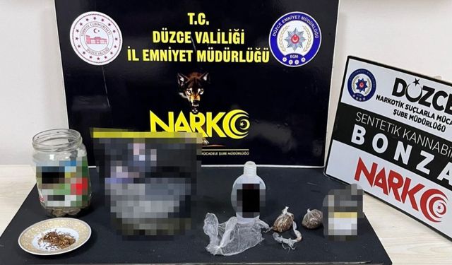 Düzce’de uyuşturucu operasyonu