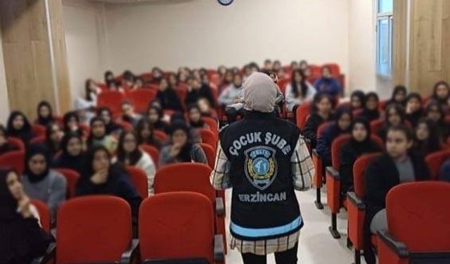 Erzincan’da öğrencilere güvenlik ve siber farkındalık eğitimi